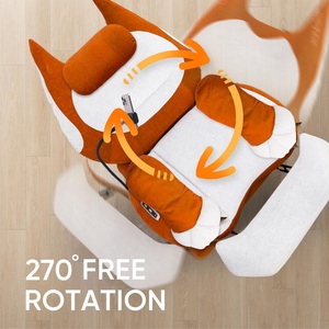 Giratorio 360 °   Sillón Reclinable Lazy Floor con Respaldo Ajustable, Diseño Tapizado, <span class=keywords><strong>Sillones</strong></span> con Funda de Microfibra, Sofá Reclinable Powersmart - Product Image 3