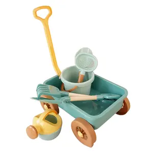 Eco Friendly Summer Outdoor Beach Sand Toys bucket set for boys and girls splashing dredging shovel tools and bucket beach toys