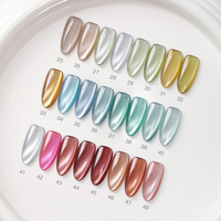 Vernis Gel UV Effet Œil de Chat Clair de Lune Sans HEMA Écologique Végétalien Longue Durée Magnétique en Bouteille pour Professionnels de Salon