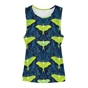 Image personnalisée Hauts d'entraînement sans manches à la mode pour femmes Matériau spandex Imprimé personnalisé Léger Respirant Sans couture pour le fitness d'été - Product Image 5