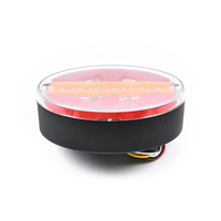 12V 24V LED Hamburger séquentiel lumière 4 pouces rond camion feu arrière pour camions et remorques