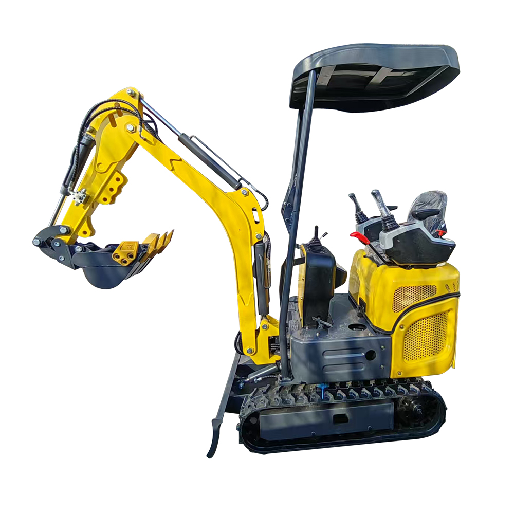 Lantech Mini Garden Multi-Purpose Excavator 0.8 2 Ton Variants Auxiliary Head for Digging Grasping Wood Raking Grass Loosening