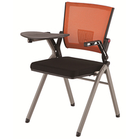 Ventes directes d'usine de meubles de bureau d'accoudoir pliable de haute qualité chaise de bureau de réunion à dossier inclinable