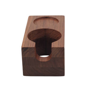 Station de Tamper à Café en Bois, Accessoires d'Organisation pour Espresso, Porte-Tamper en Noyer - Product Image 5