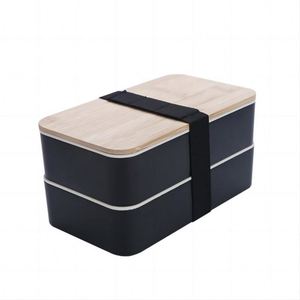 2 Layers Hot Seller Lunch Box Containers Leakproof Bamboo Bento Lunch Box with Award