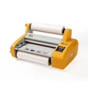 QK-3520 Small semi-automatic A3 size paper hot roll laminating machine