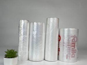 Borsa all'ingrosso per uso domestico materiale per uso alimentare HDPE sigillato <span class=keywords><strong>punto</strong></span> di rottura con rotolo di frutta ispessita da cucina - Product Image 5