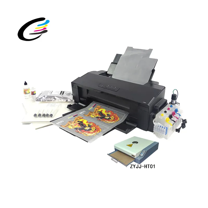 Fcolor 2023 New Cheap Inkjet PET Film DTF A3+ A3 A4 Sheet Printer Machine L1800 Print Head