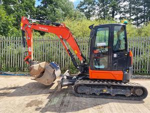 Escavatore Cingolato <span class=keywords><strong>Mini</strong></span> U50-5 da 5 Tonnellate Usato in Vendita a Basso Prezzo dal Regno Unito - Product Image 2
