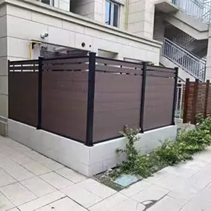 Nuovo paesaggio Design anti-uv Wpc in legno giardino recinzione pannelli con pannelli decorativi