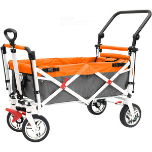 Klapp wagen Wagen Hochleistungs-zusammen klappbarer Nutzfahrzeug All Terrain Outdoor Patio Garden <span class=keywords><strong>Beach</strong></span> Wagon Cart - Product Image 4