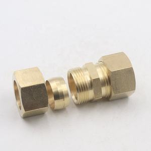 Usinage CNC personnalisé, insert en laiton, raccord rapide pneumatique pour tuyau PEX, manchon de tube, embout de tube, dessin accepté - Product Image 3