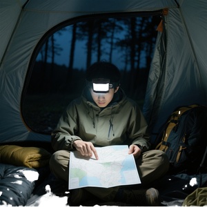 EGH Waterproof Rechargeable Headlight Type-c LED Head Lamp with ABS <b>Shell</b> for Camping Fishing Mining - Product Image 1