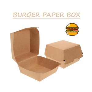 Durable Recyclable Custom Print Paper Rigid Cartons Magnetic Lid for Fast Food Hamburger Food Storage - Product Image 3