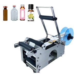 Machine d'étiquetage manuelle pour bouteilles carrées à face plate, machine d'étiquetage d'autocollants - Product Image 3