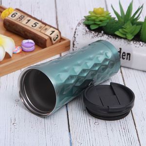 Vaso Térmico de Acero Inoxidable 304 con Aislamiento de Doble Capa, Forma de Diamante, para Coche, con Logotipo Impreso - Product Image 3
