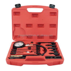 Fabriek Verkoop TU-15B Universele Diesel Cilinder Druk Test Kit Auto Motor Analyzer <span class=keywords><strong>Tester</strong></span> Gereedschapskit Met Allerlei Adapters - Product Image 1