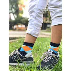 ถุงเท้าเด็กสีสันสดใสลายสกายอาร์ไกล์ - Product Image 3