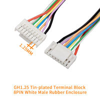 Kabel Ekstensi Konektor GH1.25 Berinsulasi dengan Terminal O-Ring Kustom, Kabel Penghubung, Kotak Sambungan, dan Harness Kabel