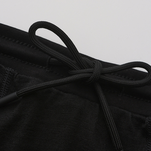 Shorts de sport pour homme en laine mérinos et coton biologique, à cordon de serrage, antibactériens, double couche, respirants et à séchage rapide - Product Image 4