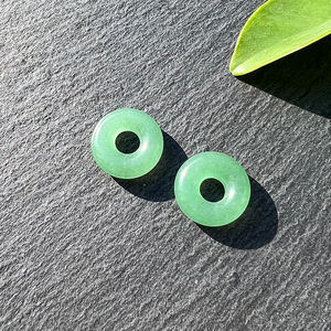 15mm טבעי אבן ירקן אבן אגת קריסטל רוז קוורץ טייגר עין בטיחות אבזם עגול סופגנייה עבור DIY צמיד שרשרת עגיל - Product Image 5