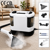 Nettoyeur de tapis portable CE CB à pulvérisation d'eau, nettoyage en profondeur, grande capacité, aspirateur vapeur humide et sec pour canapé et voiture