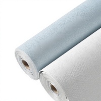 Papier peint mural moderne en lin texturé, autocollant, imperméable, résistant à l'humidité, antibactérien, pour la décoration murale intérieure