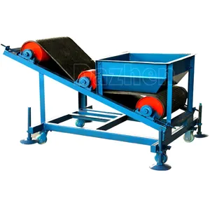 Small grain thrower machine for loading granaries or grain cleaning