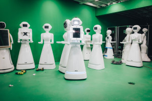 ホット販売ポータブルパーティー写真ビデオブース360エンクロージャー付きモバイル自動結婚式360フォトブースロボットプリンター付き - Product Image 3