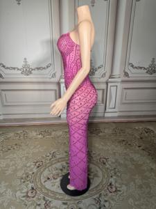 ZD Romantische Roze Bandloze Empire Taille Avondjurk Sexy Prinsessenstijl Gala-jurk met Volledige Rokpatroon voor Bruidsmeisjes Galas - Product Image 2