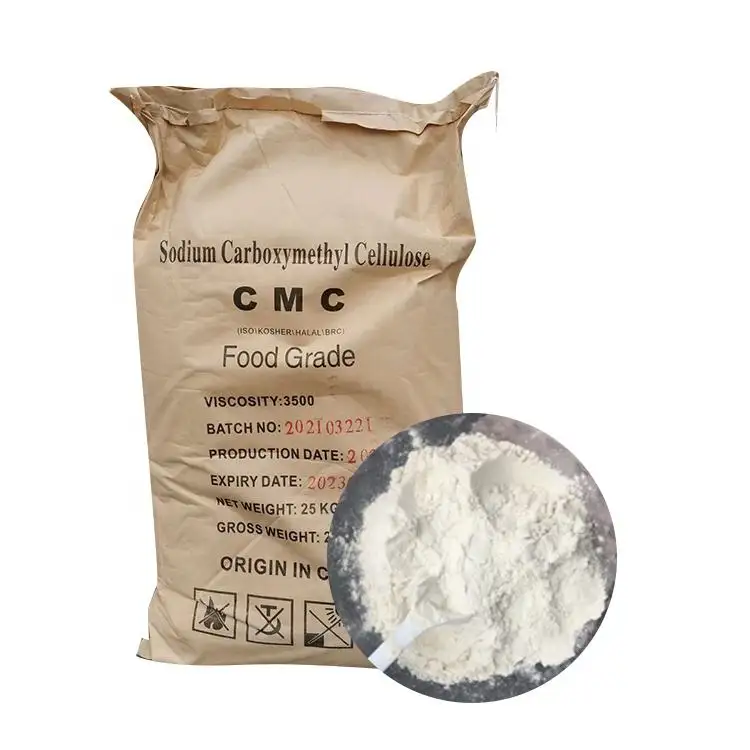 Carboxymetilcelulosa de sodio CMC para aditivo de detergente, grado Industrial, CAS 9004-32-4