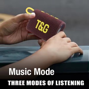 Tg396 Tg portátil al aire libre Mini Boombox impermeable inalámbrico para sonido Bluetooth Mini <span class=keywords><strong>Subwoofer</strong></span> altavoz RGB LED iluminación 5W Go3 - Product Image 5
