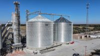 Silo a Fondo Piatto da 10.000 Tonnellate per Stoccaggio Cereali, Spedizione Gratuita, Grandi Sacchi Silo per Mais, Chicchi di Caffè, Grano e Altri Prodotti Alimentari