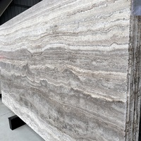 Planche de comptoir de cuisine en travertin argenté poli, design moderne, très demandée, durable, qualité supérieure, garantie 1 an