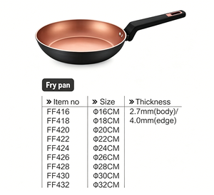 Ensemble de casseroles et poêles de cuisine de luxe de haute qualité, en aluminium épais, avec revêtement antiadhésif <span class=keywords><strong>Tefal</strong></span>, pour cuisson à induction - Product Image 3