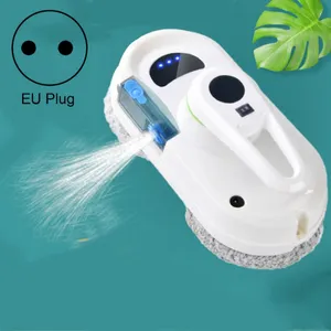 Ultrasonic Smart Window Cleaning Machine Electric High-Level Window Cleaner Anti-Drop Cleaning Robot With Water Spray Function