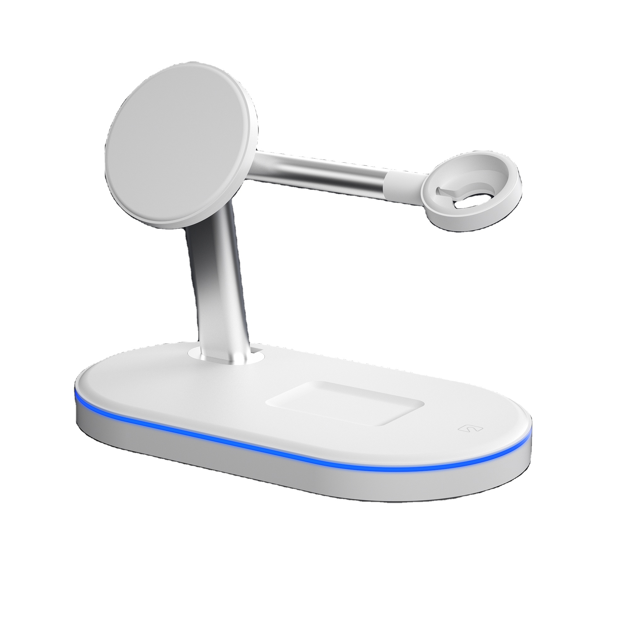 Быстрая Qi Магнитная настольная подставка-органайзер для смартфона беспроводная зарядная станция Док-станция зарядная подставка 3 в 1 Беспроводное зарядное устройство для iPhone