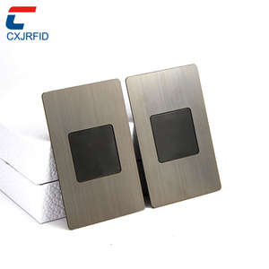 Tarjeta de Visita NFC Metálica, Tarjeta Inteligente RFID con Chip de 13.56MHz, Acero Inoxidable, Grabado Personalizado, Tarjeta de Acceso para Membresía - Product Image 1