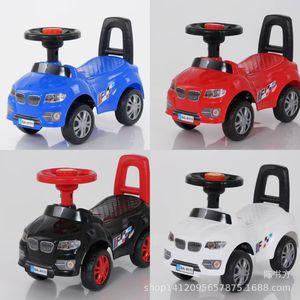 Ride On Car For Kids 2 To 4 Years <b>Plastic</b> Push Walker Toy Car Unisex Red With Black Handle And Steering <b>Wheel</b> - Product Image 5