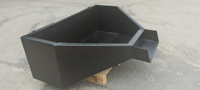 Mini Skid Steer Loader Gite pencampuran beton bucket untuk konstruksi dan proyek lanskap