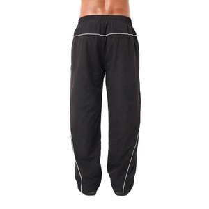 ホワイトパイピング通気性プラスサイズ春軽量ジッパーポケット2ピースセットウインドブレーカートラックスーツ男性用 - Product Image 5