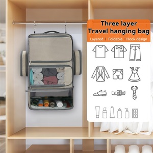 Quần áo và lưu trữ treo tủ quần áo quần áo Kệ tổ chức treo xách tay vali lưu trữ túi mục đích đặc biệt túi - Product Image 4