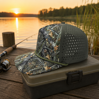 Casquette de camouflage respirante en maille de haute qualité pour activités extérieures, séchage rapide, chapeau tactique de la jungle pour la randonnée, la pêche, le camping, logo personnalisé