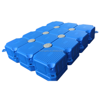 Plateforme flottante en HDPE avec charnières pour usage nautique, qualité export, vente en gros