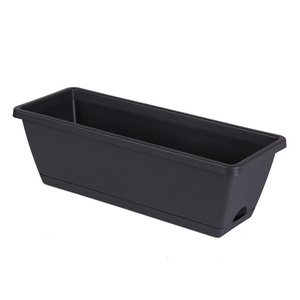 Nouveau bac de plantation rectangulaire en résine pour balcon, idéal pour fleurs et légumes, pot de fleurs paresseux, vente en gros - Product Image 5