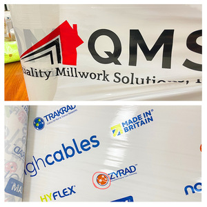 Landburg PE <b>Stretch</b> <b>Wrap</b> Film 50cm Wide Transparent Elastic Customizable Printing Factory Direct Sales - Product Image 5