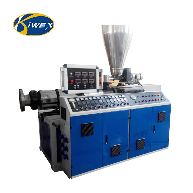 Конический двухшнековый экструдер машины