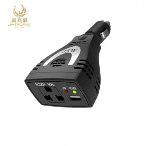 Portable Mini Car Smart Power Inverter 220V to 12V 75W AC/DC Out Smart Laptop Charger ROHS Certification Modified Sine Wave 50Hz