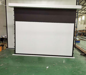 شاشة عرض تيلون <span class=keywords><strong>100</strong></span> بوصة بنسبة عرض إلى ارتفاع 16:9، جاهزة لتقنية 4K فائقة الدقة، للتركيب بالسقف أو كشاشة بيضاء ناعمة مع نظام شد ذاتي - Product Image 6