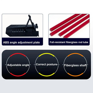 Entraîneur de swing et de putting de golf avec indicateur de direction et correcteur de posture à angle réglable - Product Image 4